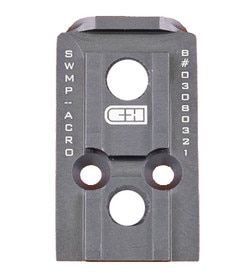 C&H Precision optic adapter plate for Aimpoint Acro, black.